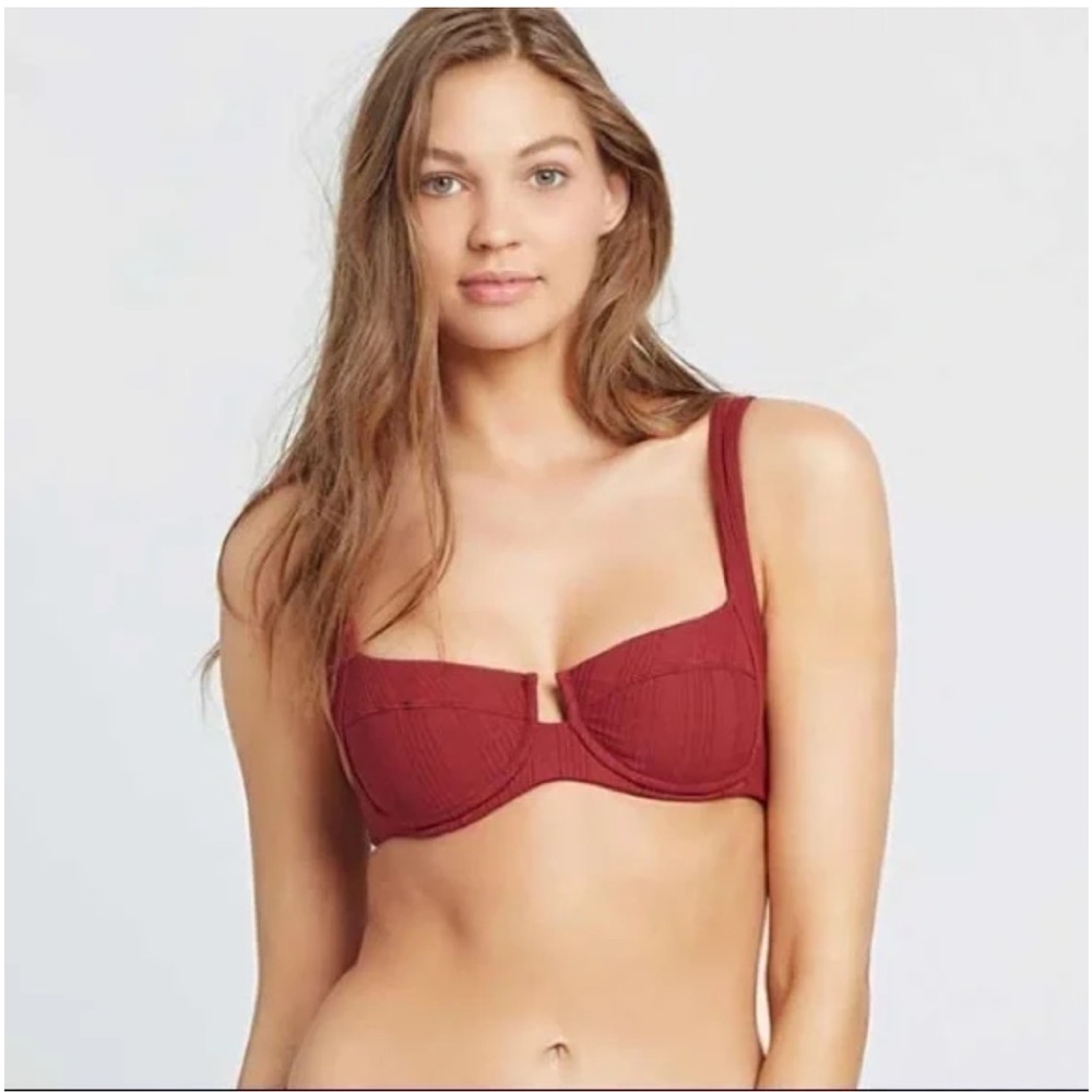 LSpace Camellia Underwire Bikini Top Size S